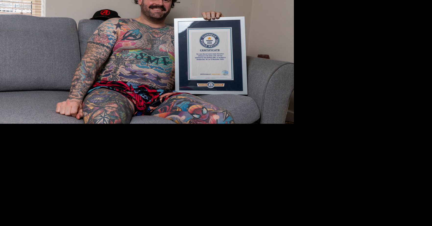 Man breaks world record for having most Marvel comic tattoos | National ...