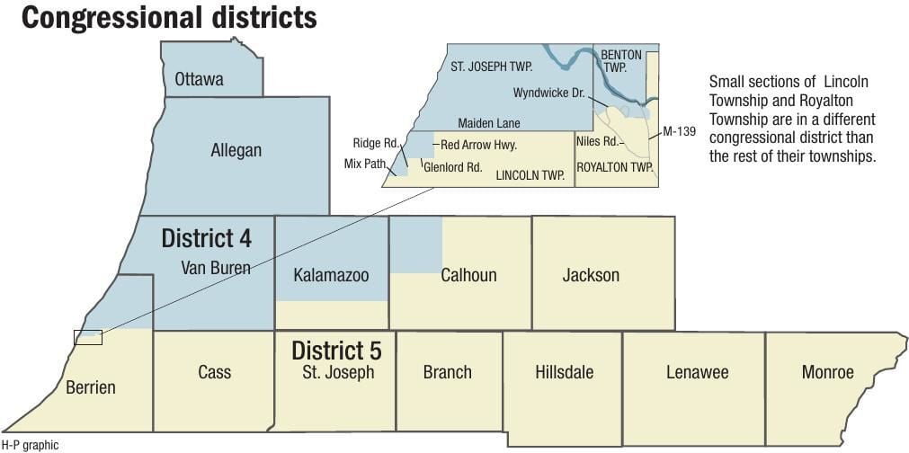 After redistricting, Berrien County residents may find themselves in