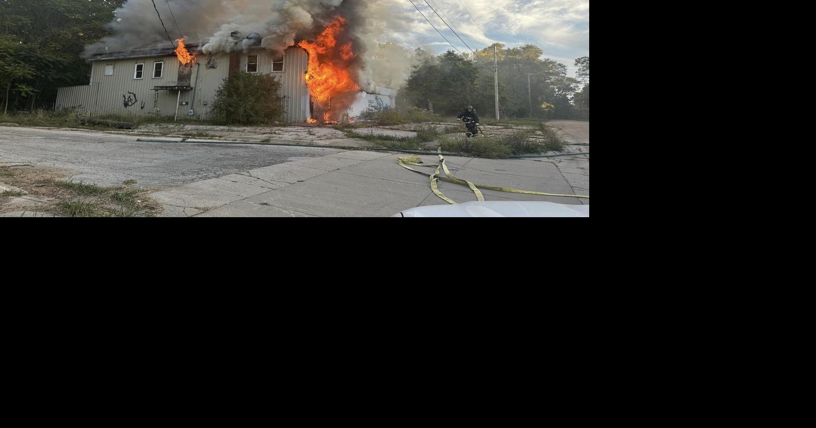 Benton Township fire destroys former convenience store