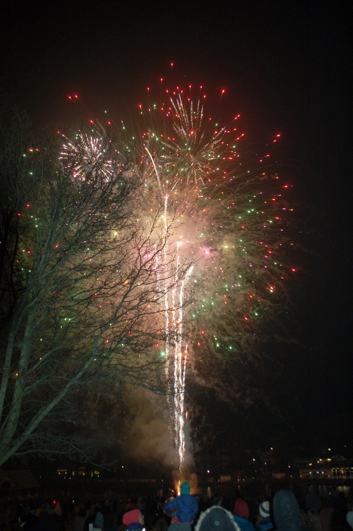 new year's fire works