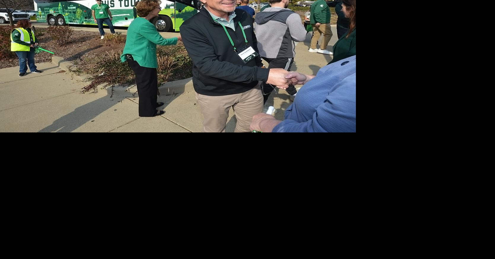 MSU president visits Corewell Health among other Southwest Michigan stops