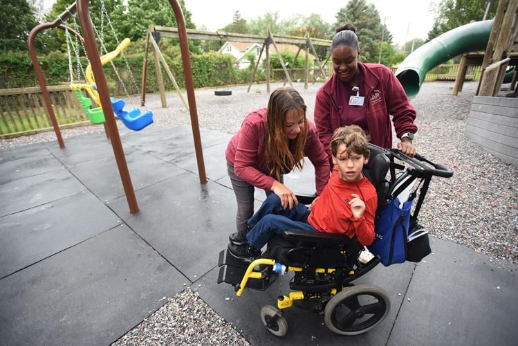 Coloma debuts handicapaccessible swings at Randall Park Coloma