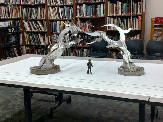 Krasl Art Center celebrates Sculpting Community completion