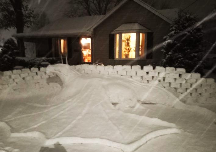 Viking snow sculpture creates positive buzz in Bangor Localnews