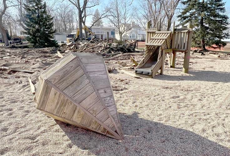 Demolition makes way for new playground Localnews