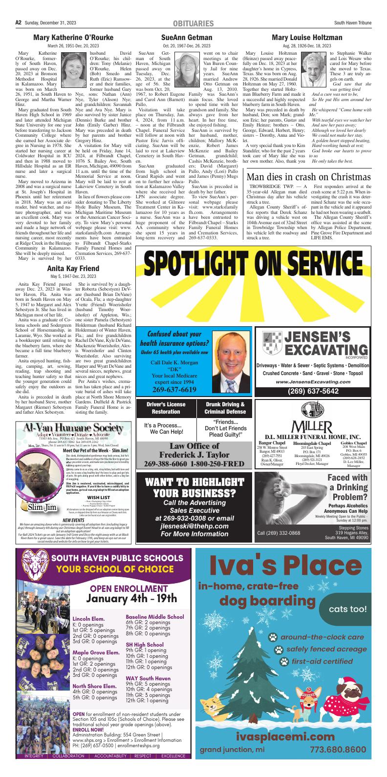 Page A2 | E-Edition | Heraldpalladium.com