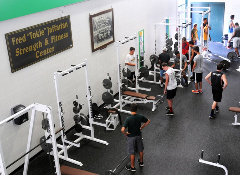 The old weight room was renovated and named this past spring.