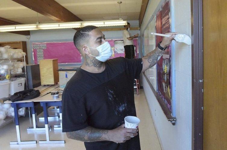 Correction center inmates repaint Haverhill classrooms Local News