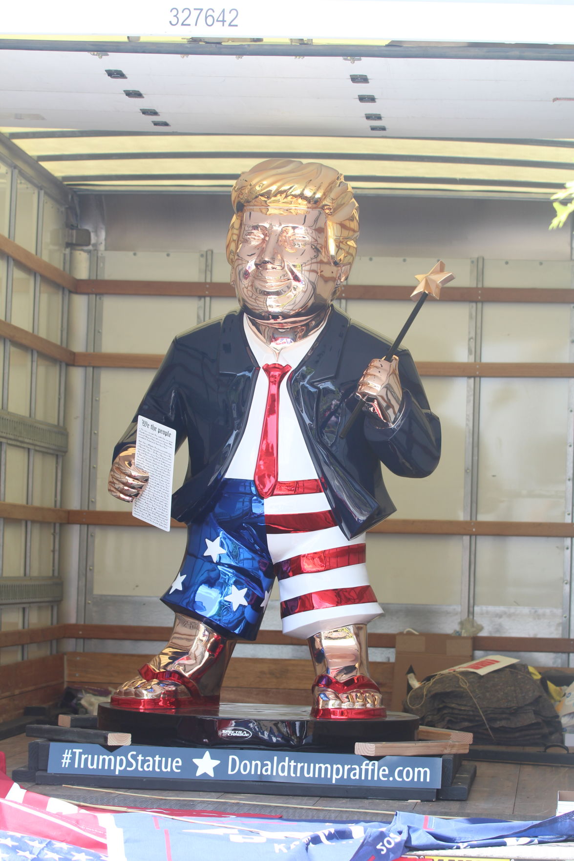 Trump Rally Statue.JPG
