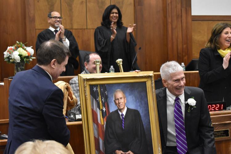 Retired judge's portrait unveiled in Haverhill | Local News | hgazette.com