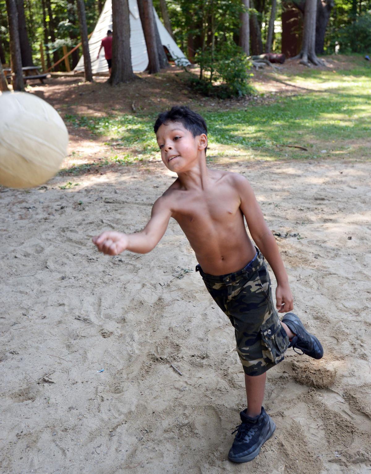 Kids ages 4-16, are enjoying their summer at Haverhill's YMCA Tricklin' Falls camp in East Kingston.