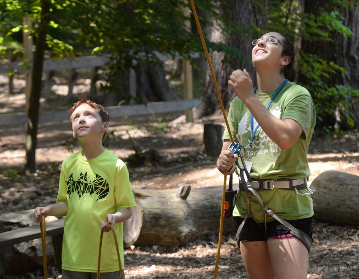 Kids ages 4-16, are enjoying their summer at Haverhill's YMCA Tricklin' Falls camp in East Kingston.
