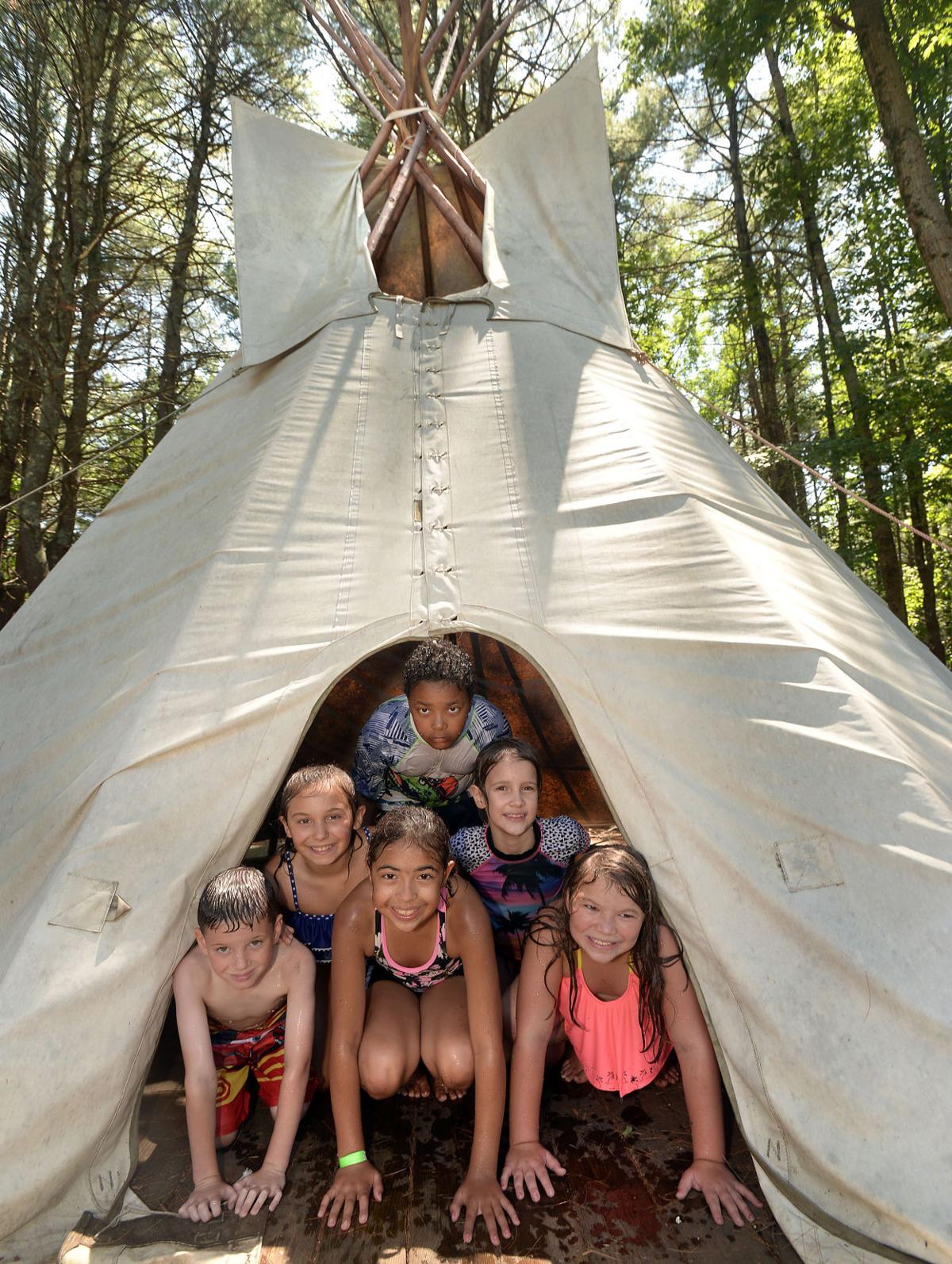 Kids ages 4-16, are enjoying their summer at Haverhill's YMCA Tricklin' Falls camp in East Kingston.
