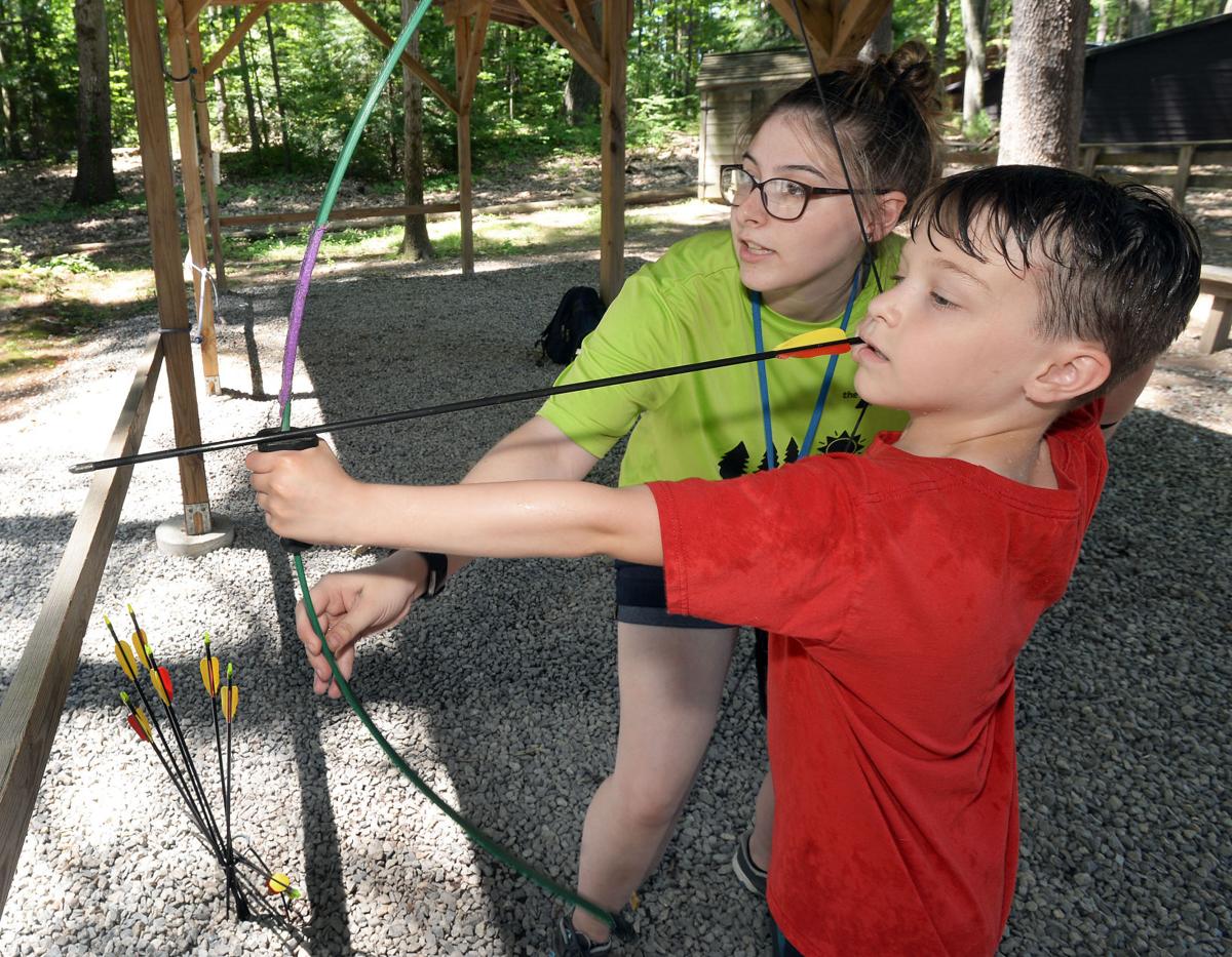 Kids ages 4-16, are enjoying their summer at Haverhill's YMCA Tricklin' Falls camp in East Kingston.