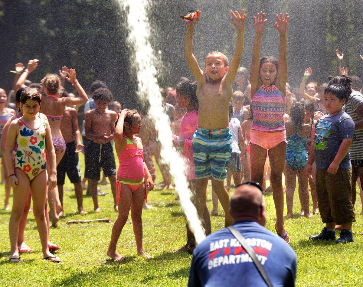 Kids ages 4-16, are enjoying their summer at Haverhill's YMCA Tricklin' Falls camp in East Kingston.