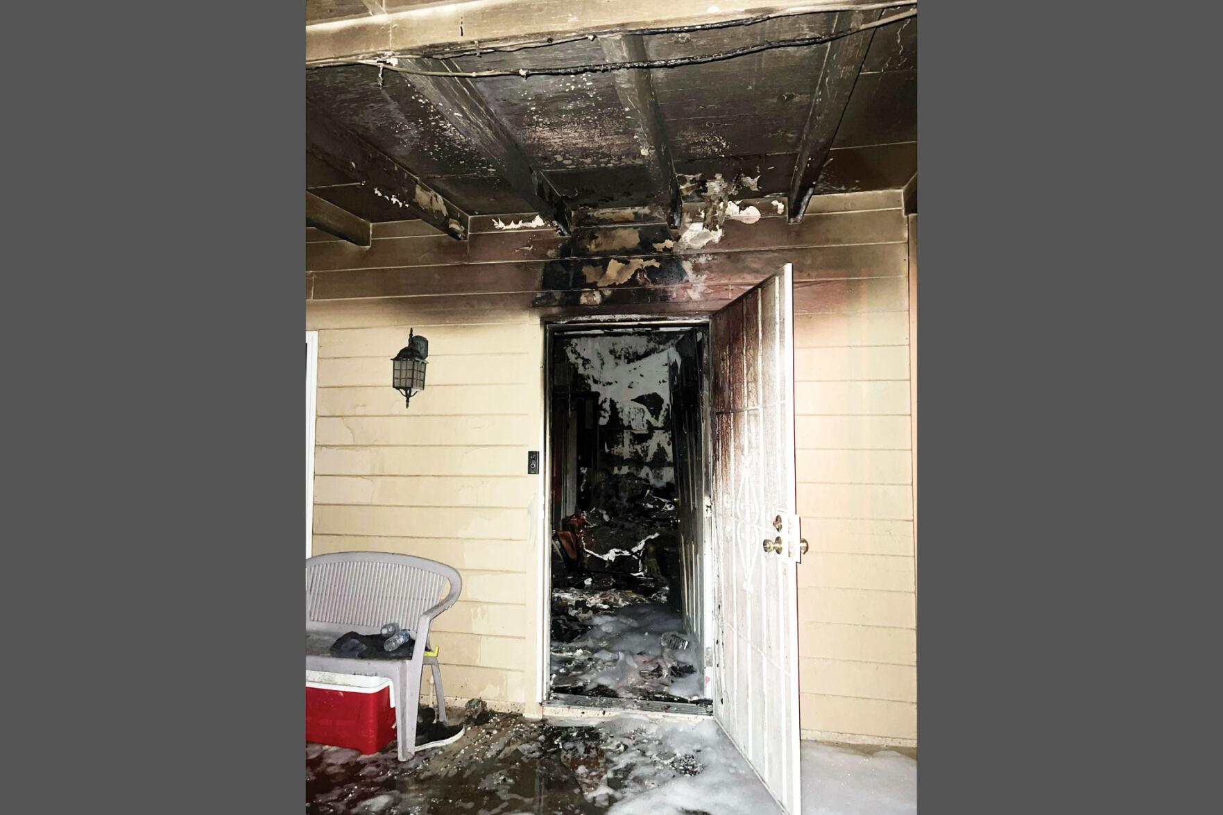 Fire burns in Yucca Valley neighborhood News