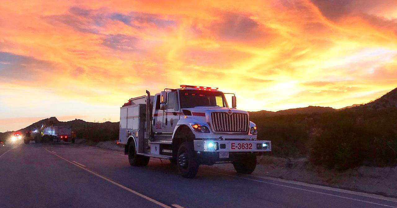 Firefighters battle Geology Fire in Joshua Tree National Park - Vimarsana News