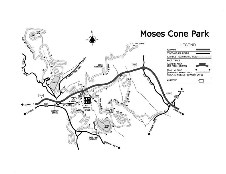 Download a Moses Cone Park Trail Map   highcountrync.com