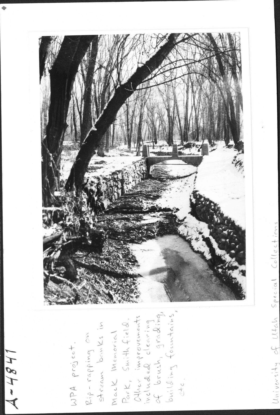 Photo Gallery Cache Valley New Deal Era Projects Multimedia