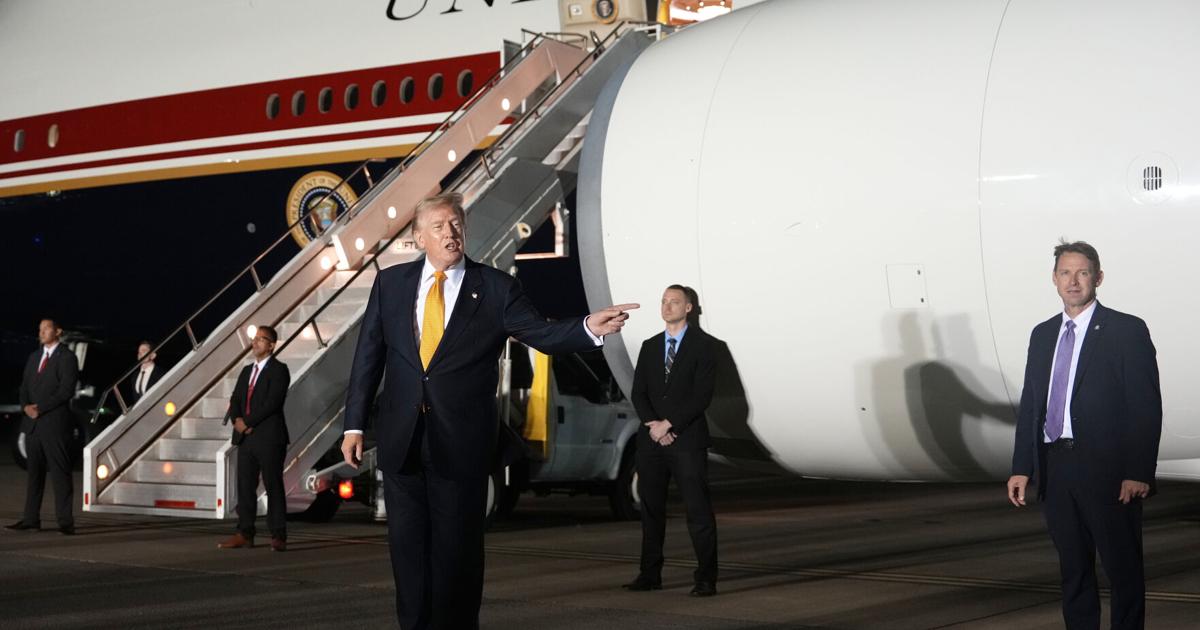 Trump says Secret Service and the military wanted him off Air Force One in Turkey due to threat