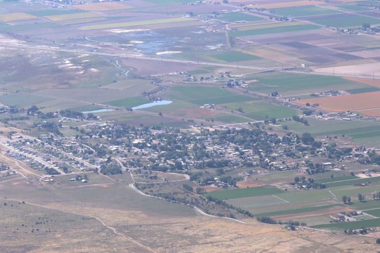 Wellsville Mountains provide bird's eye view of Bear River Valley