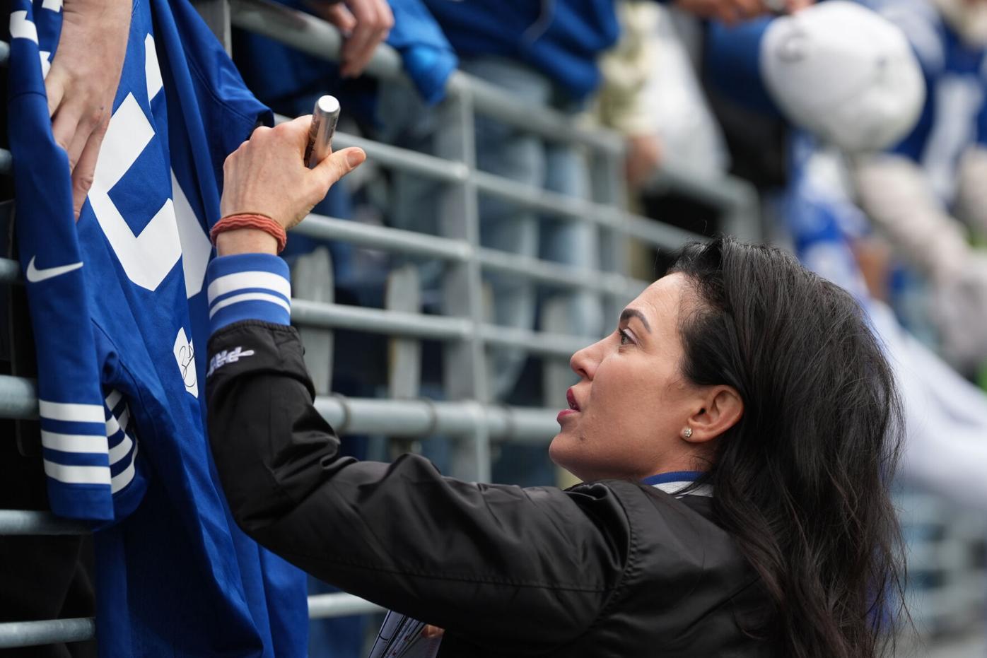 Madeline Gaudreau celebrates late husband Matthew's birthday, gets new  tattoo, image size:1396x931