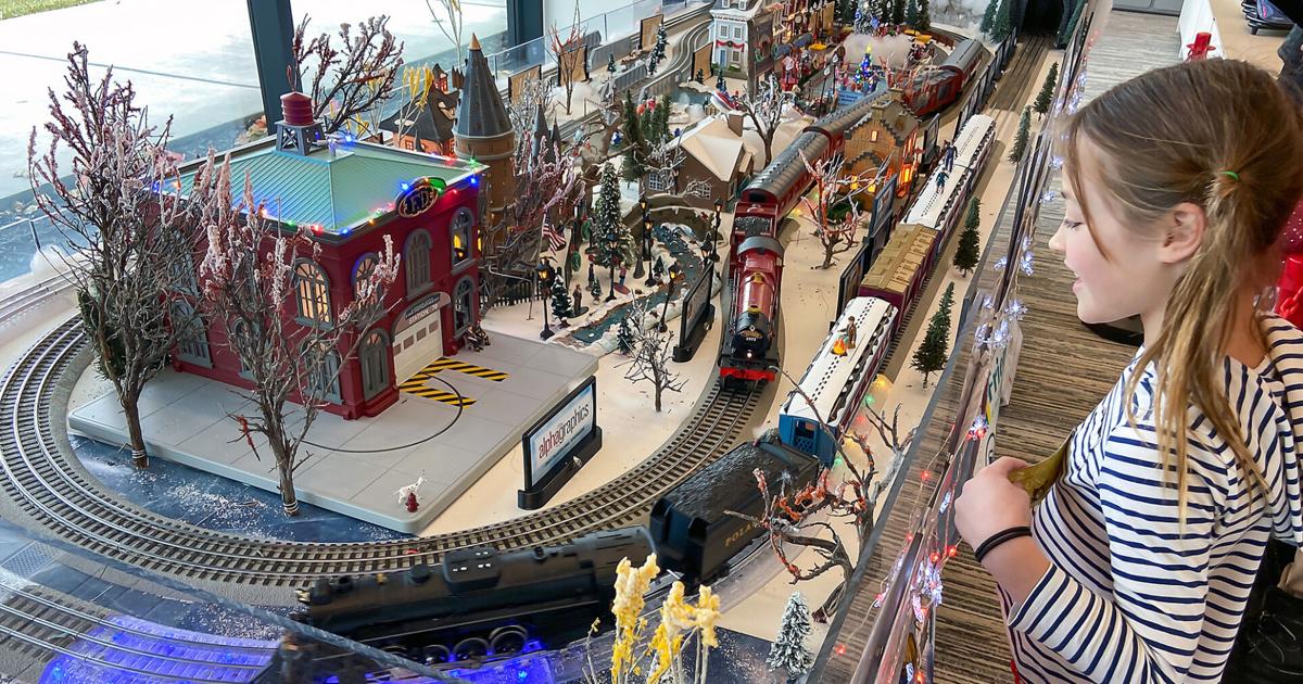 Library Train Display Friends of Logan Library puts on first holiday train display | News ...