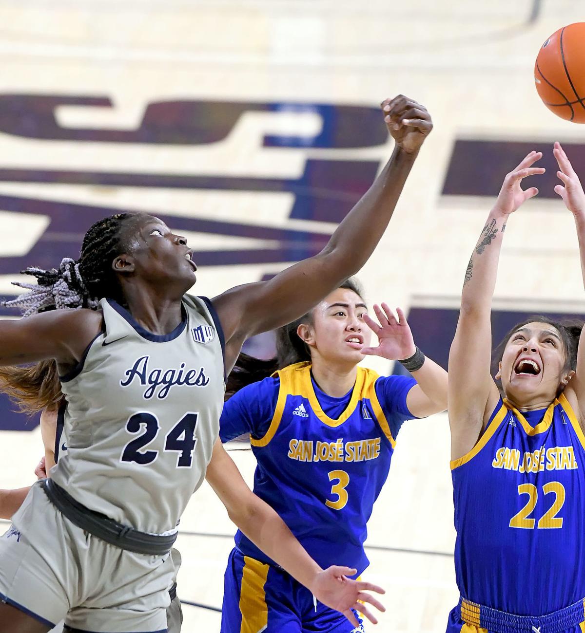Sjsu Women Pull Away From Usu In 4th Quarter Usu Sports Hjnews Com