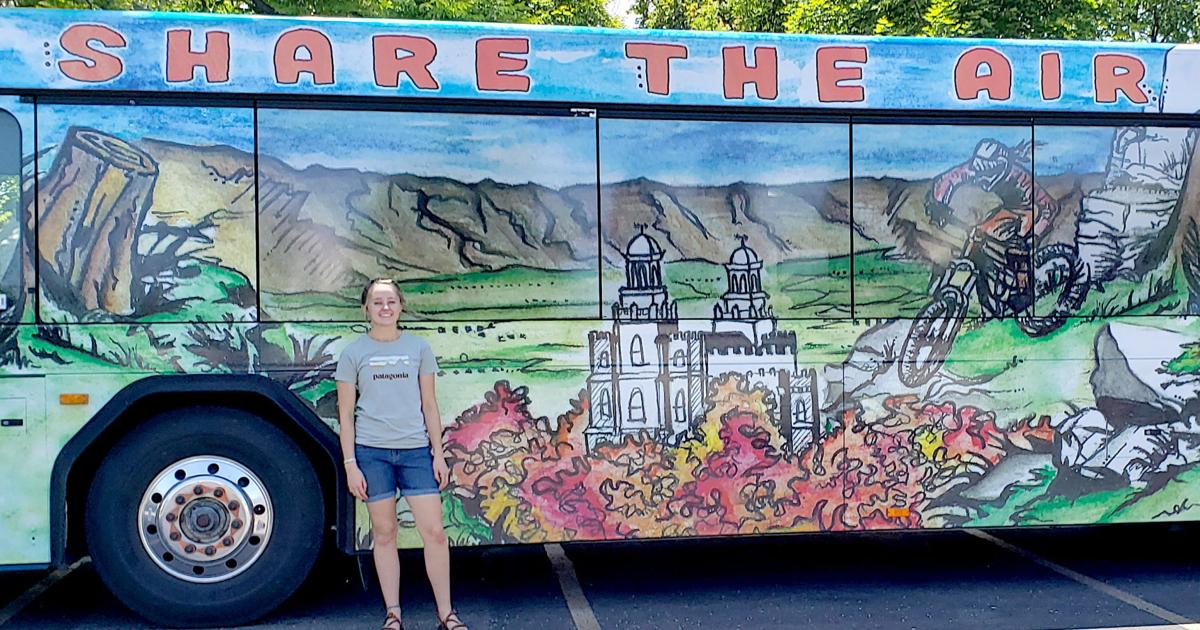 Artist Routing Bus New Art in Transit bus wraps unveiled | Education | hjnews.com