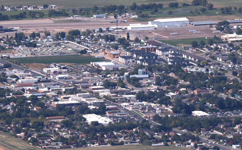 Wellsville Mountains provide bird's eye view of Bear River Valley