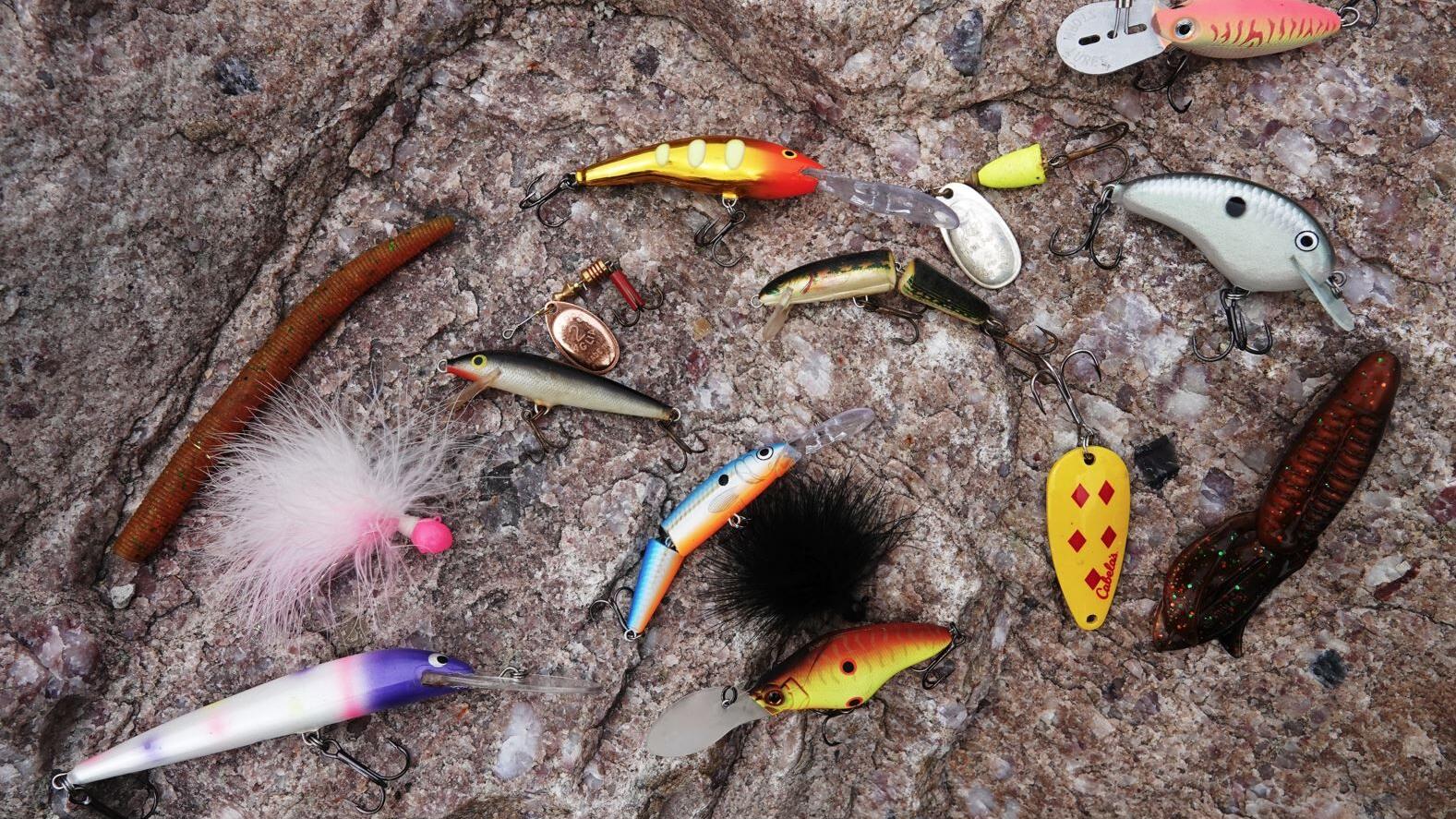 Learning the many types of fishing lures, Features