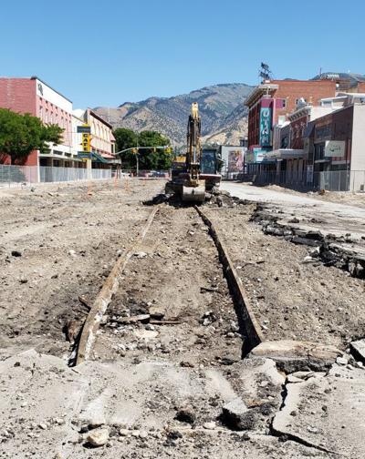 Center Street tolley tracks
