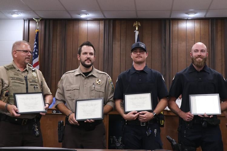 Smooth operators: Local police officers recognized for helping save ...