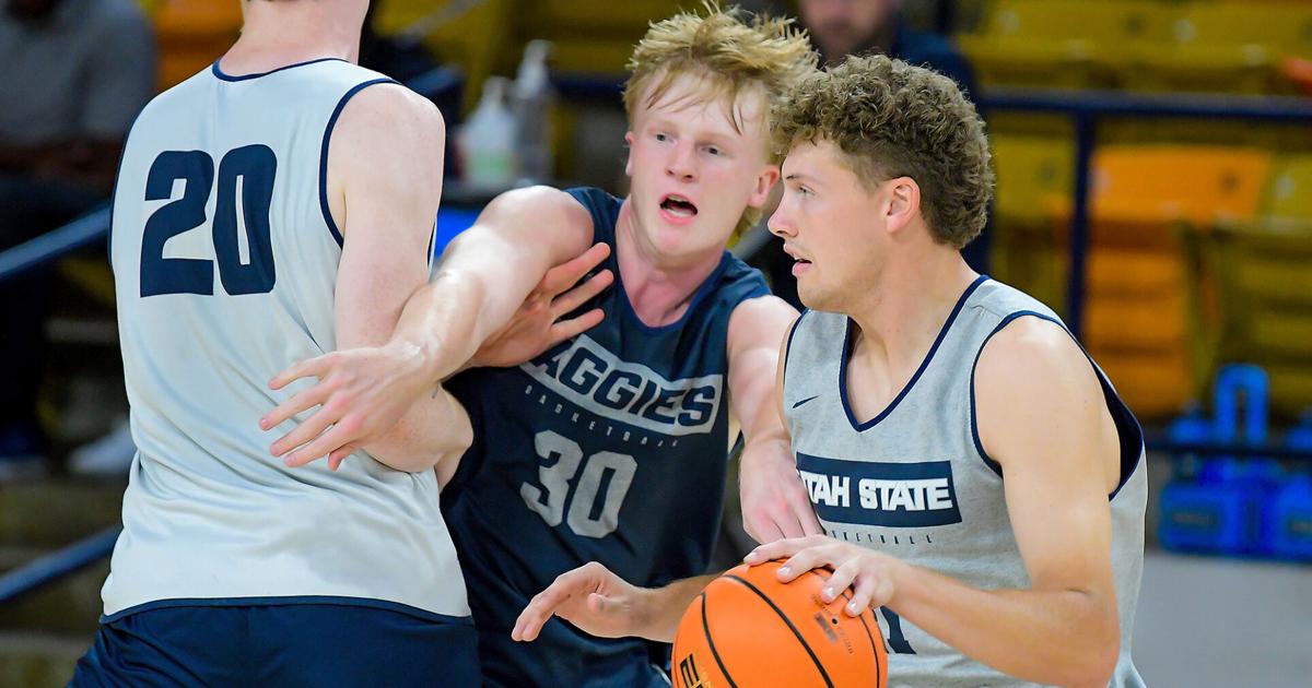 Photo Gallery: Utah State Basketball Practice