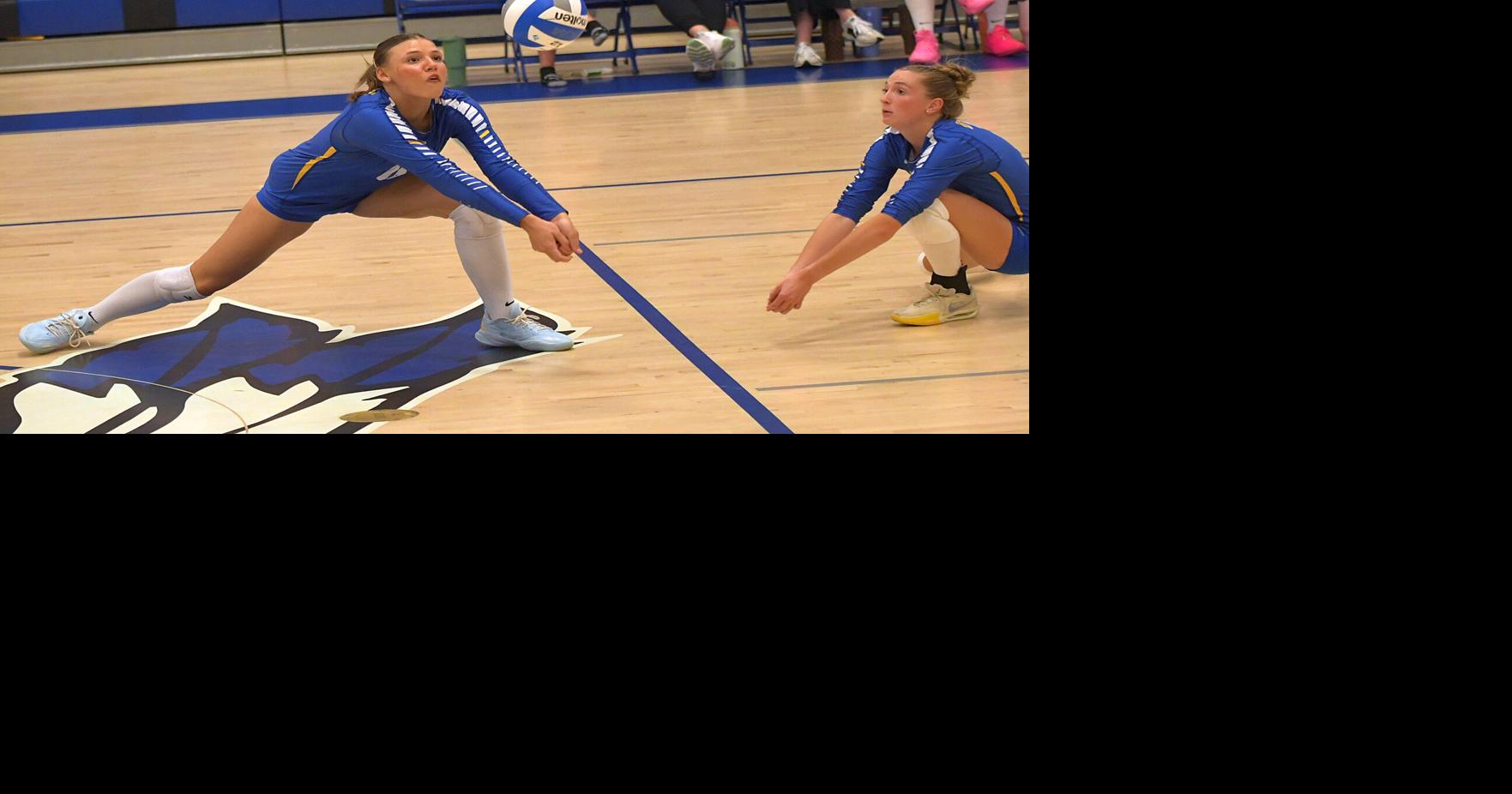 Preston volleyball team splits recent home matches