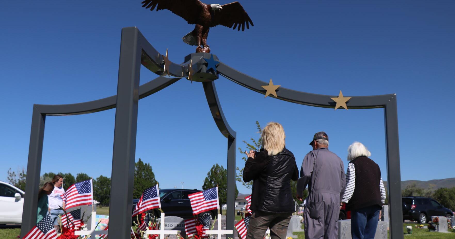 'Forever watching over': New sculpture at Tremonton cemetery honors Borgstrom brothers - Vimarsana News