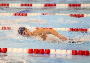 Less than five months after heart surgery, swimmer Kaiden Irwin led Pocatello to its best finish ever