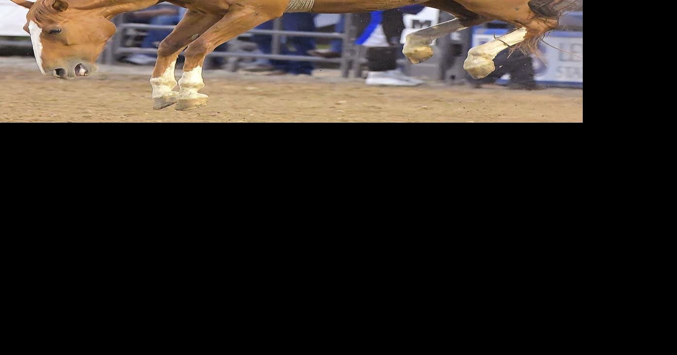 Loaded bareback field delivers on first night of Cache County Rodeo