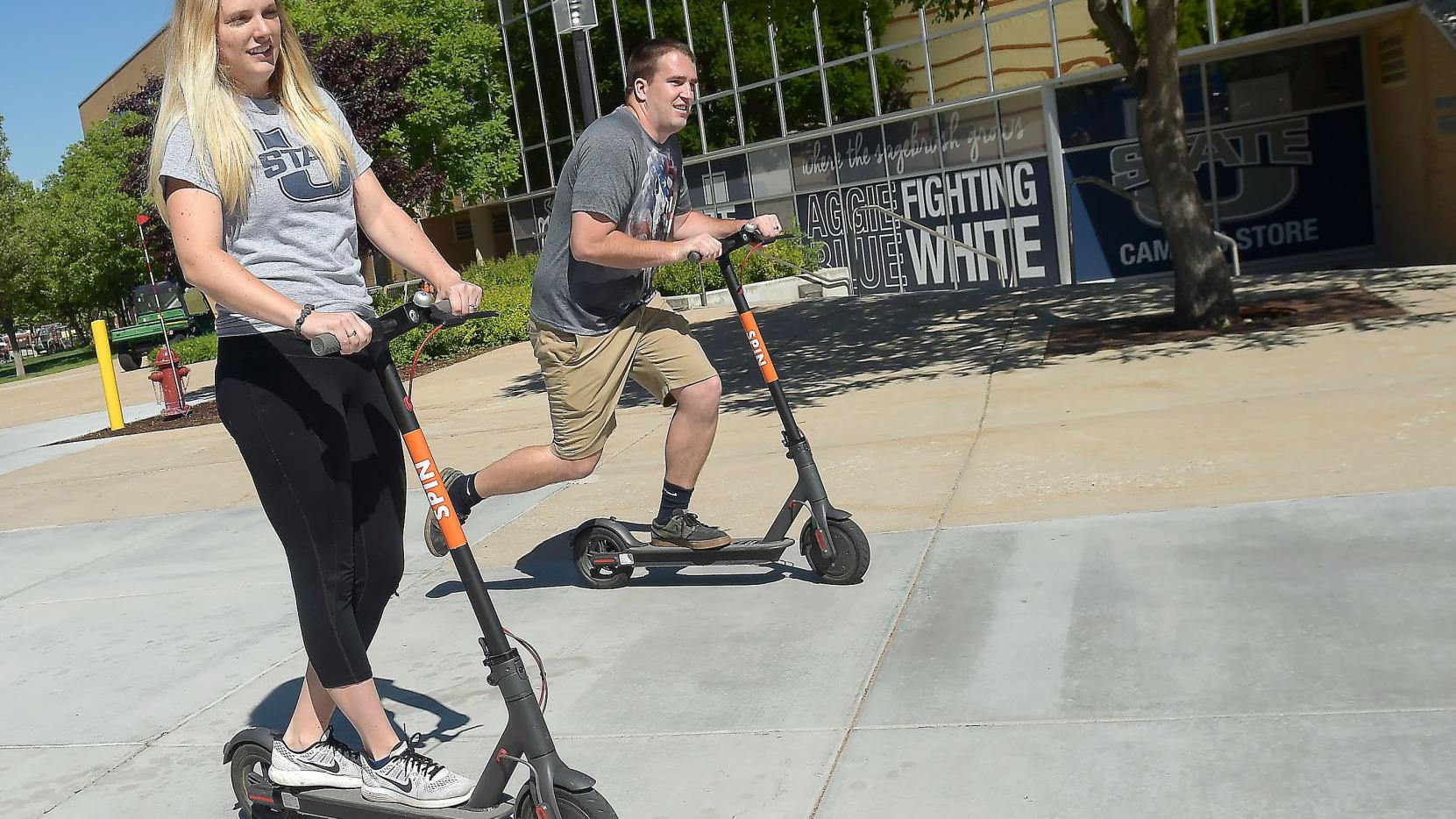 Spin Cancels Pilot For Scooters At Usu Education Hjnews Com