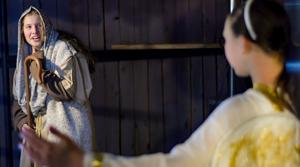 Local families gather at Nibley Morgan Farm for live nativity event