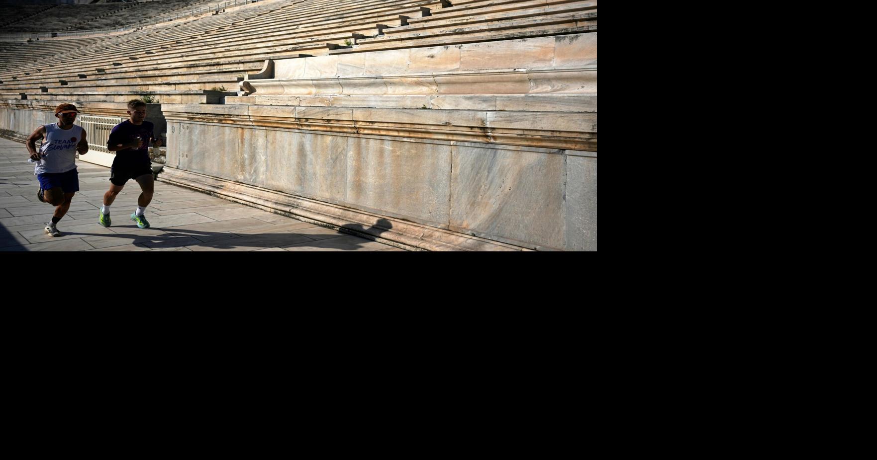 Greece Olympics Stadium Cleaning