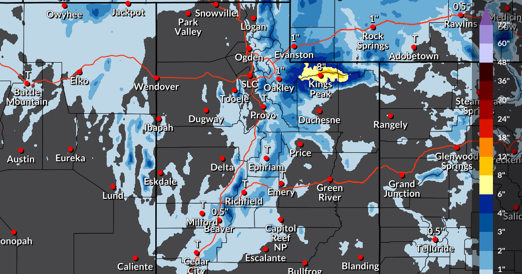 Snow and freezing temperatures expected