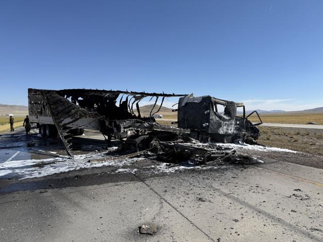 Semi-truck collision sparks fire in Tremonton; no injuries reported ...