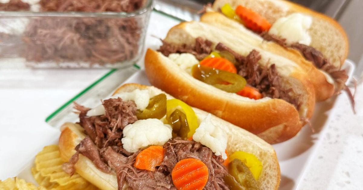 Savory Slow Cooker Italian Beef Sandwiches