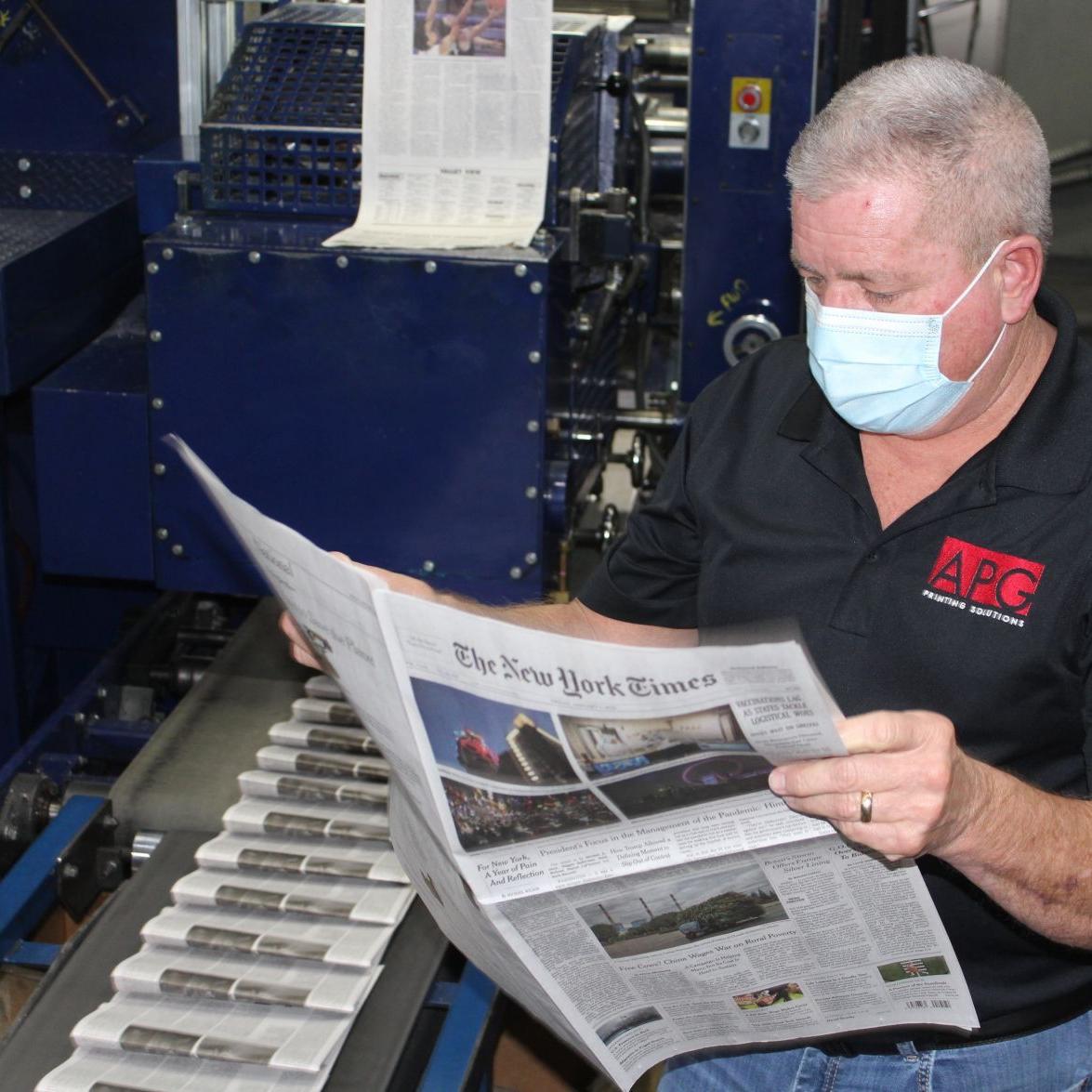 New York Times rolls off local press - Vimarsana News