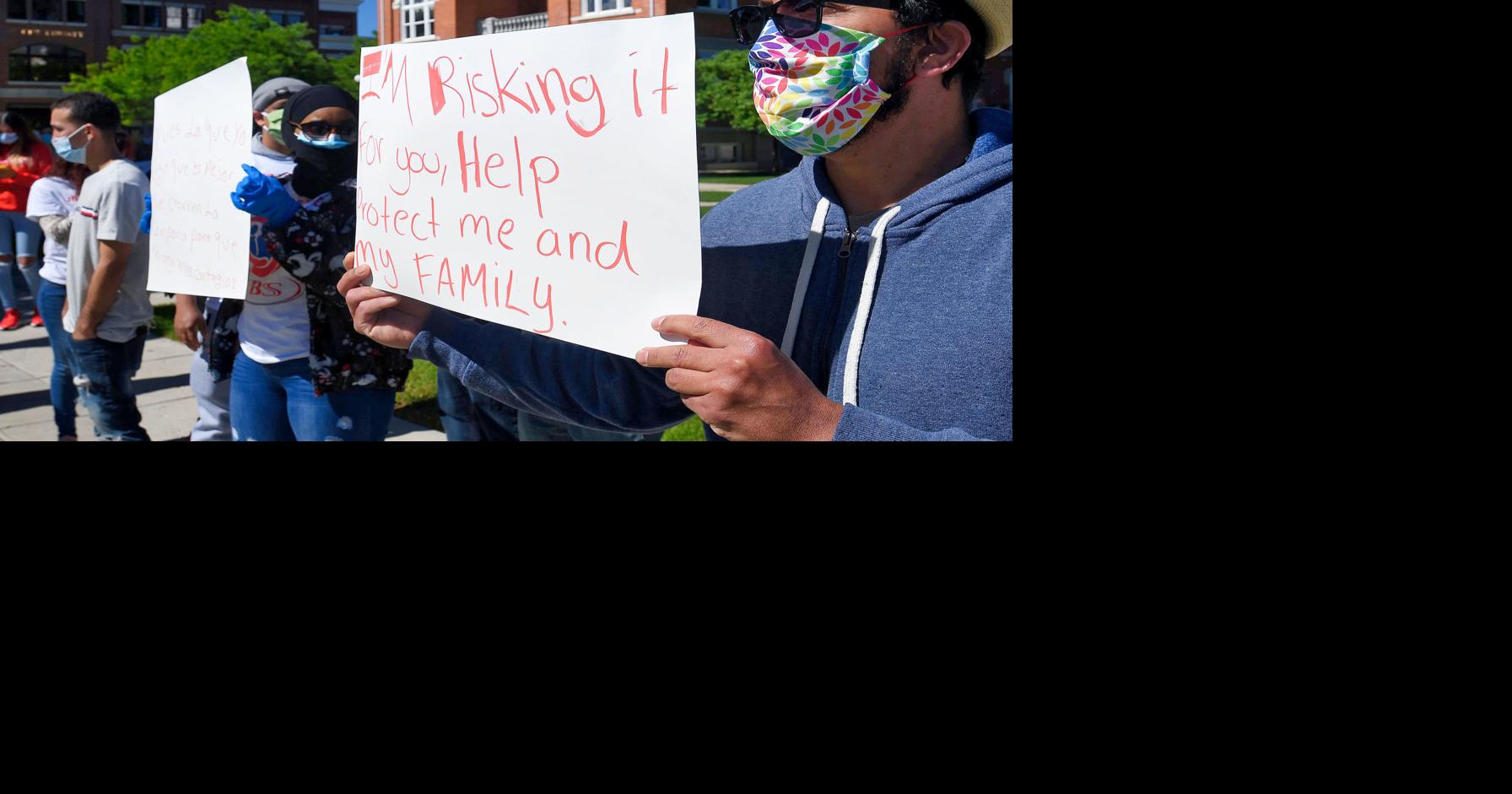 Hyrum JBS workers protest company's response to COVID19 outbreak