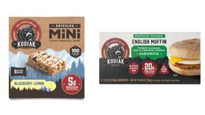 Kodiak Expands Frozen Breakfast and Snack Lineup with Two New Launches: Turkey Sausage Breakfast Sandwiches and Drizzled Mini Granola Bars