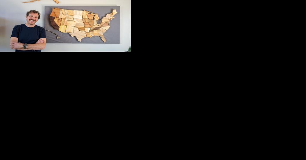 Utahn makes a U.S. map using wood from 50 state trees for TikTok - Vimarsana News