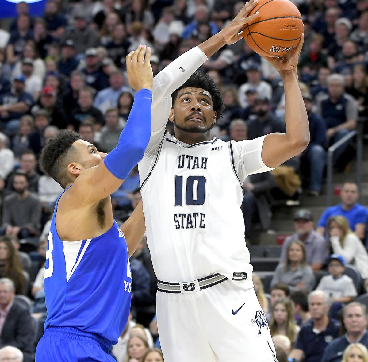 Cougars Win Again Hold Off Aggie Men Usu Sports Hjnews Com