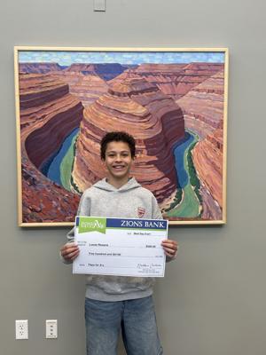 Local student earns $500 savings account for outstanding grades